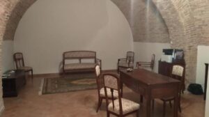 Sala con volta in mattoni – Palazzo Scelzi, Aliano